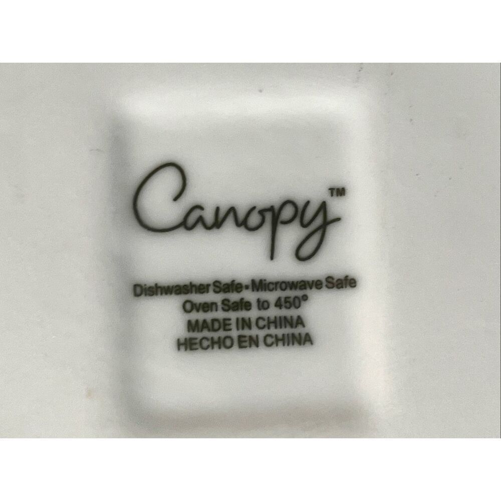 Set of  3 White  Home Trends CANOPY Fruit / Cereal Bowls - Picture 5 of 7